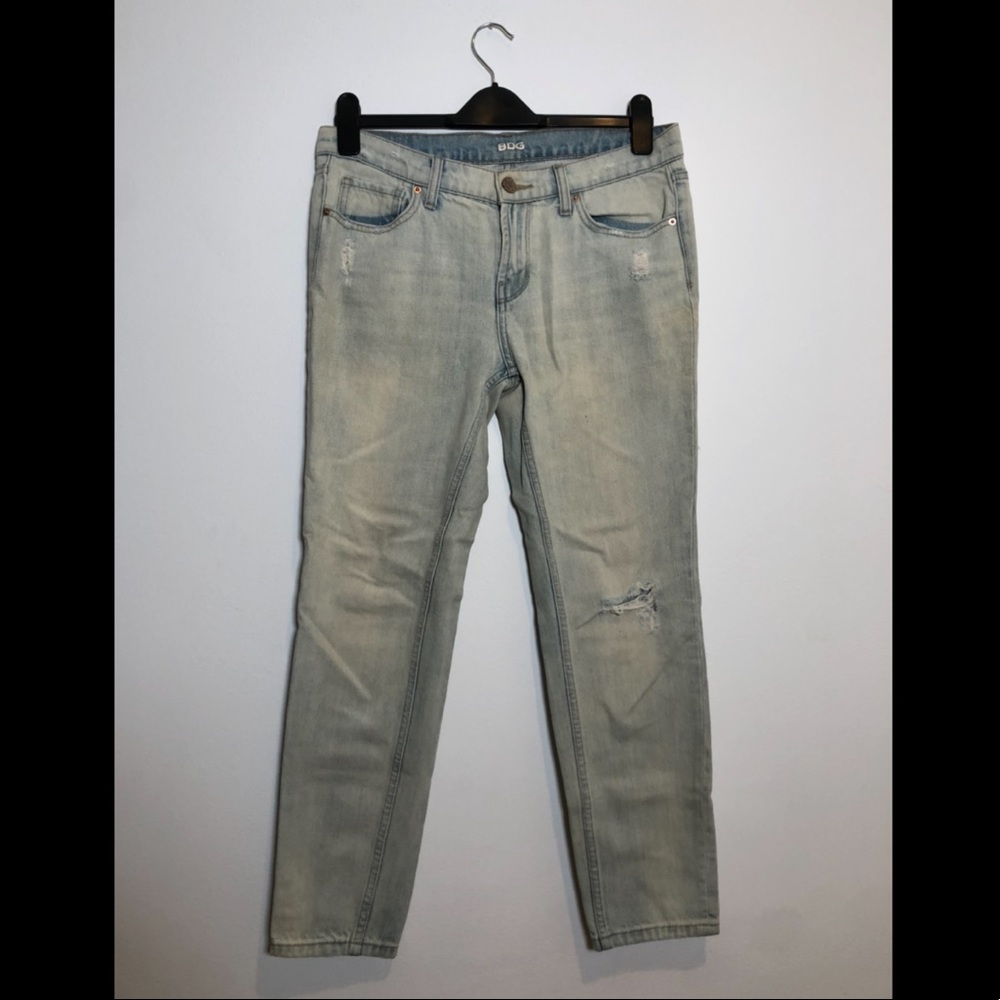 BDG acid wash denim